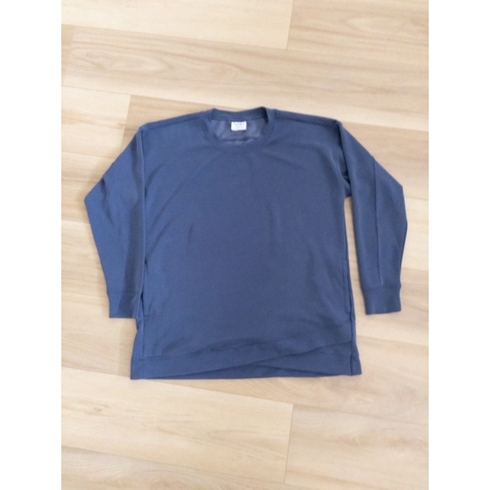 SAGE COLLECTIVE Long‎ Sleeve Crew Neck Tunic Top Size Large Blue